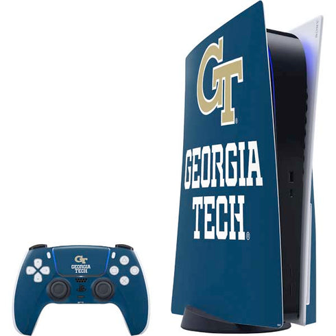Georgia Institute of Technology GT Blue PlayStation PS5 Skins